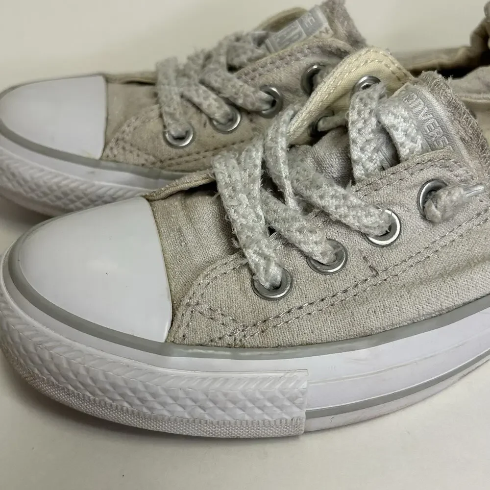 Converse All Star Shoreline Shoes Womens Size 7 Gray Slip On Canvas Low Top - Picture 7 of 15